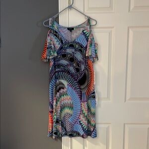 Colorful Patterned Women's Dress